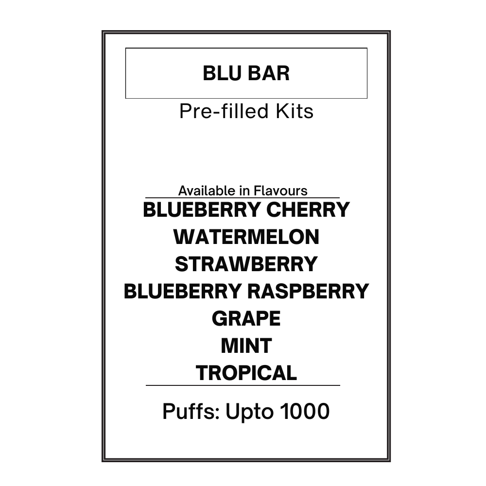 Blu Bar Pre-filled Kit 20mg/ml Blu Bar Pre-filled Kit 20mg/ml