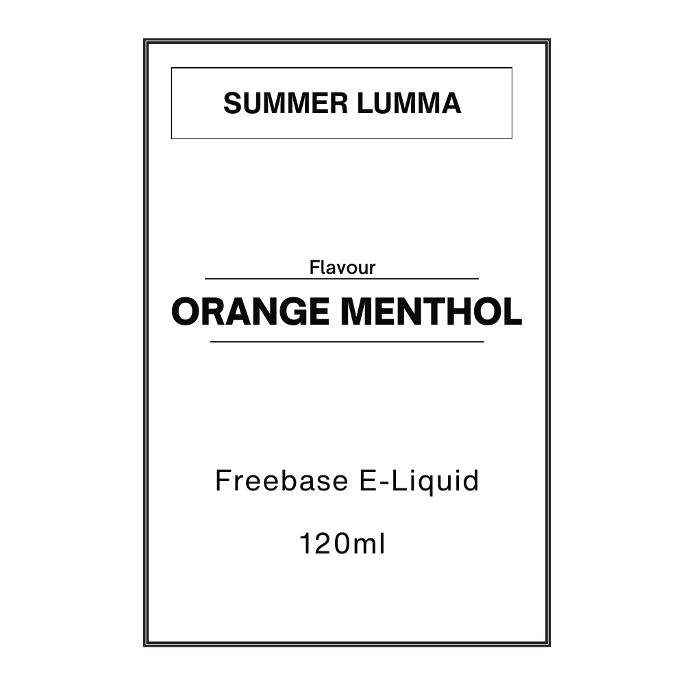 Orange Menthol E-liquid