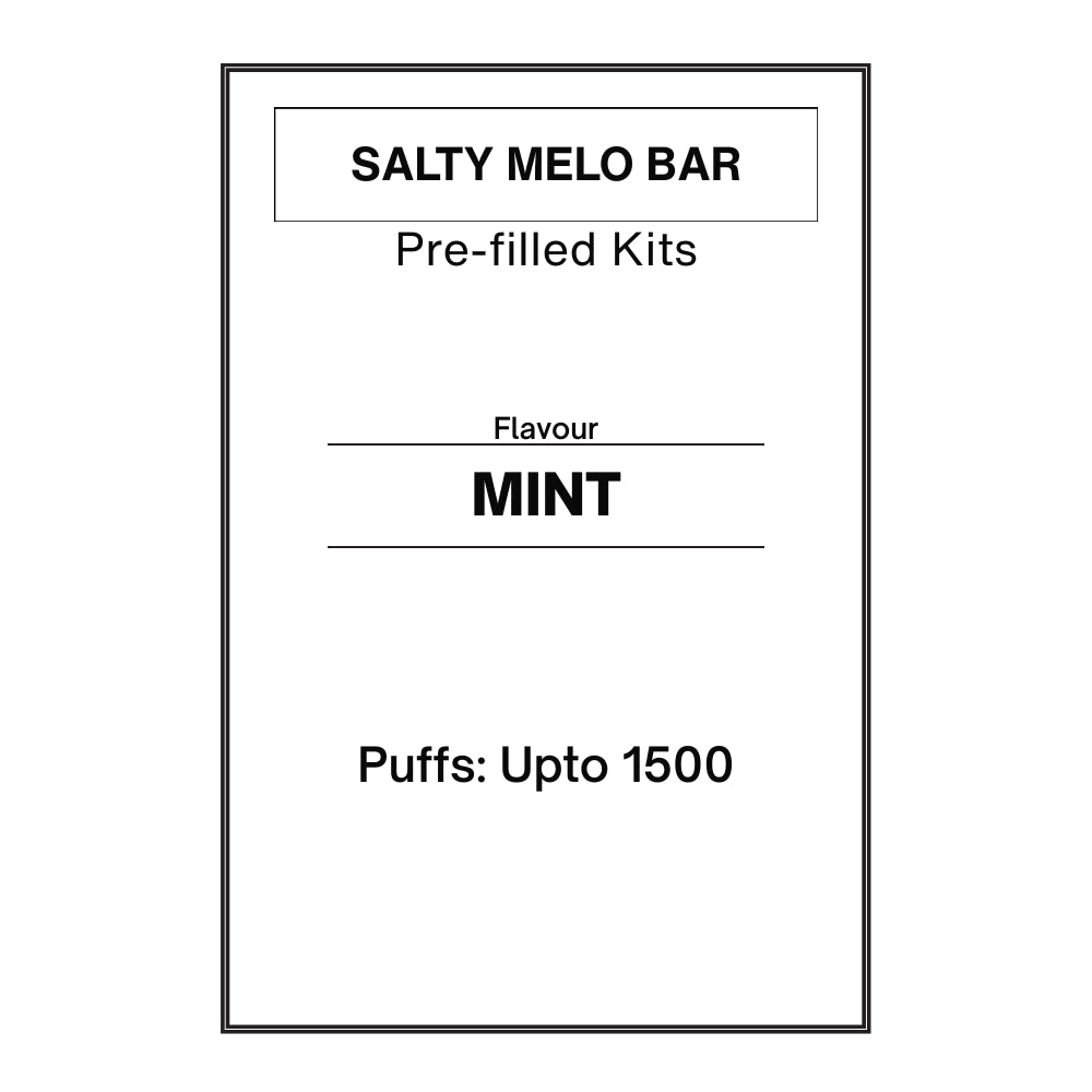 Mint -Salty MELO Bar Disposable Vape Mint -Salty MELO Bar Disposable Vape