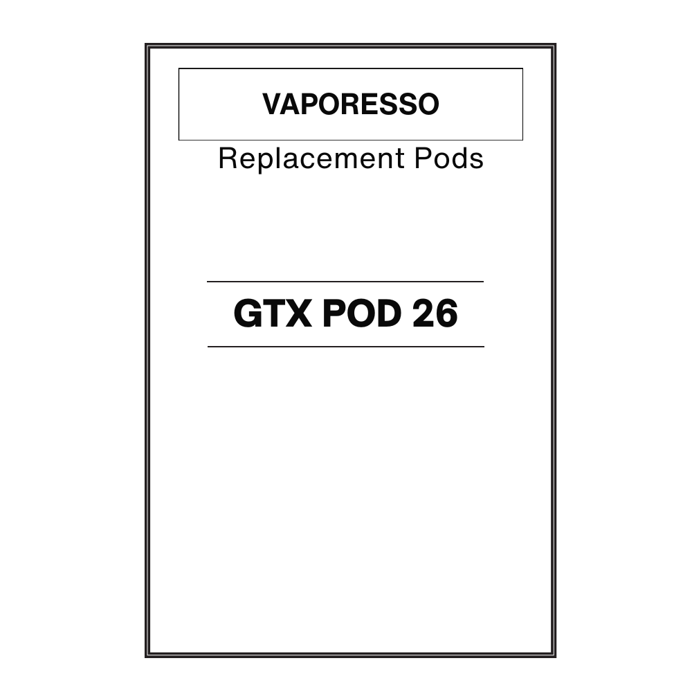 Vaporesso GTX Pod 26 Replacement Pods