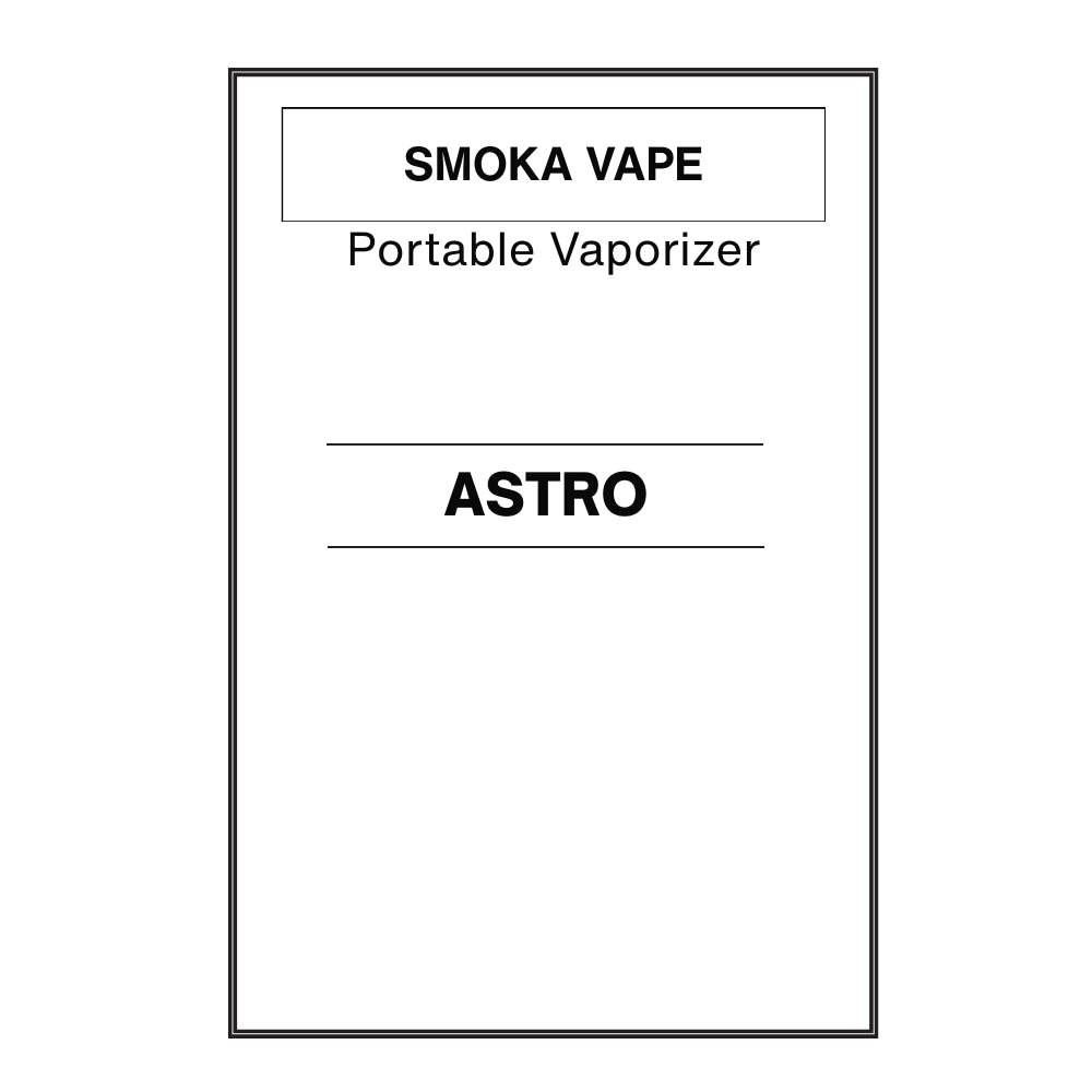 Smoka Vape ASTRO Vaporizer Smoka Vape ASTRO Vaporizer