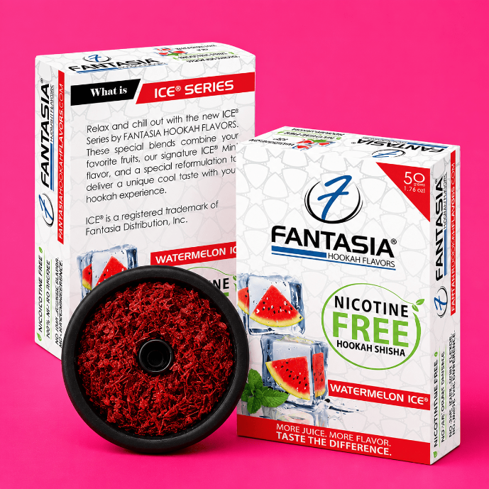 tobacco free hookah shisha What Is Herbal Shisha? Tobacco-Free Explained Fantasia NIC-FREE WATERMELON ICE Hookah