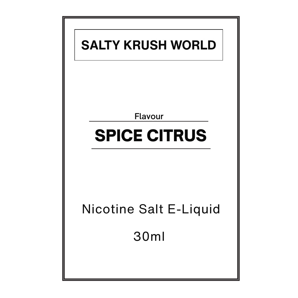 Spice Citrus - Nicotine Salt E-liquid Spice Citrus - Nicotine Salt E-liquid
