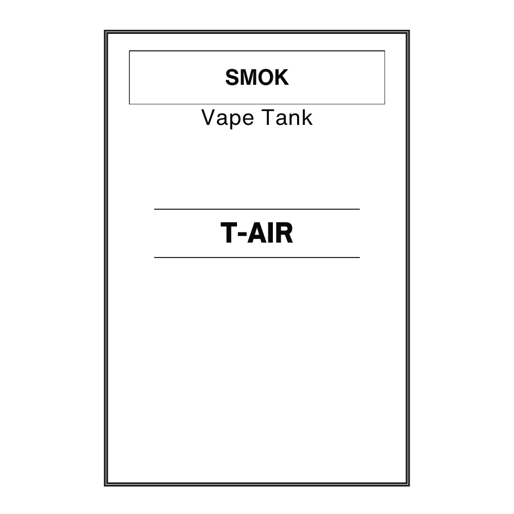SMOK T-Air Sub-Ohm Tank SMOK T-Air Sub-Ohm Tank