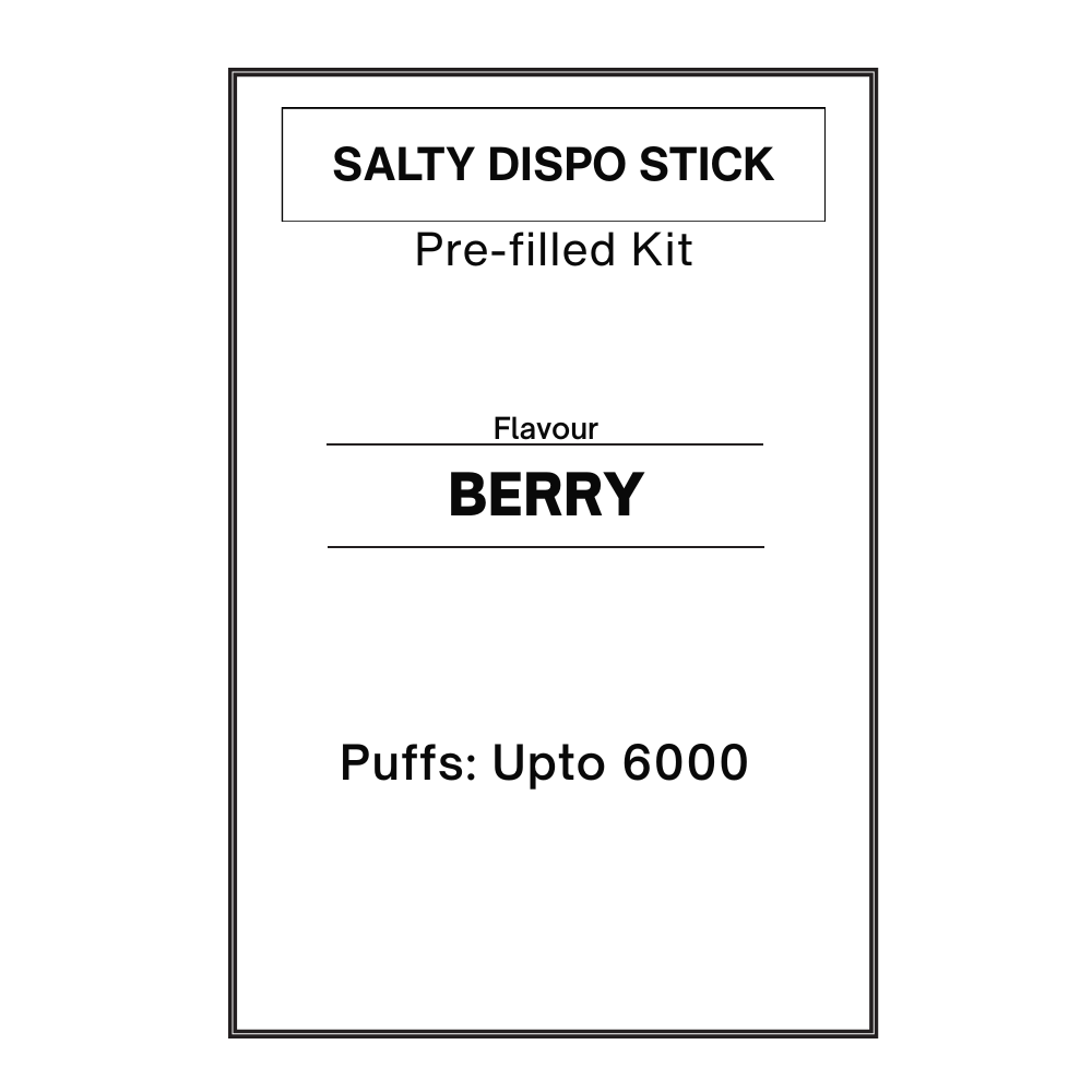 Berry- Salty Dispo Stick Pre-filled Kit 28.5mg/mL