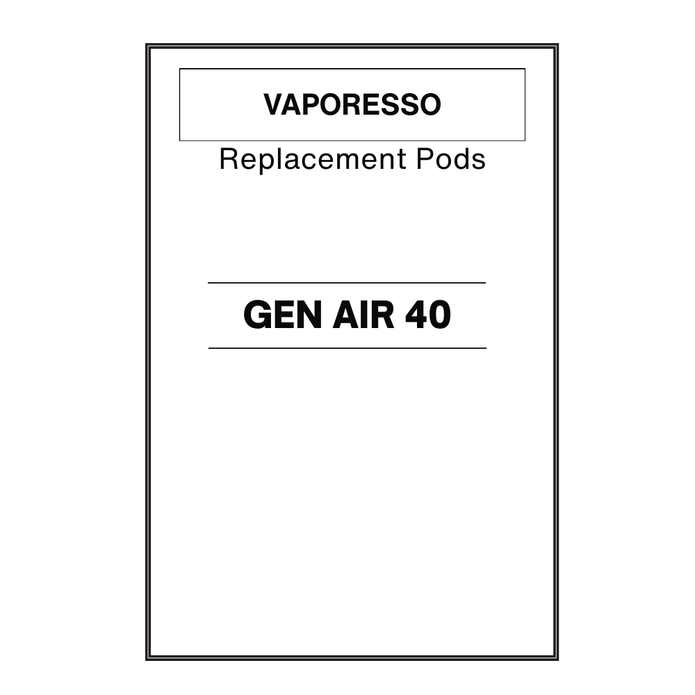 Vaporesso Gen Air 40 Replacement Pod Vaporesso Gen Air 40 Replacement Pod