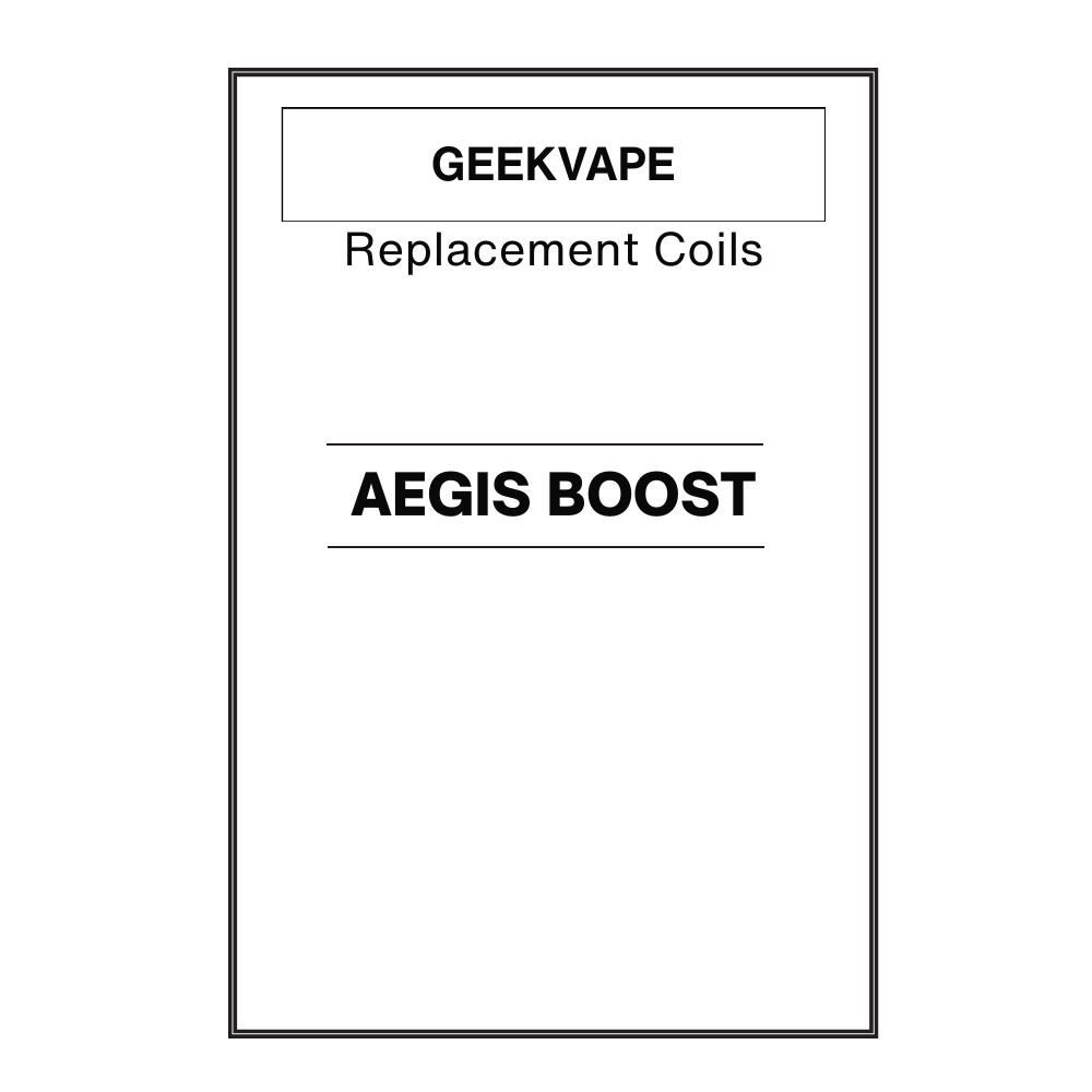 Geekvape Aegis Boost Replacement Coils Geekvape Aegis Boost Replacement Coils
