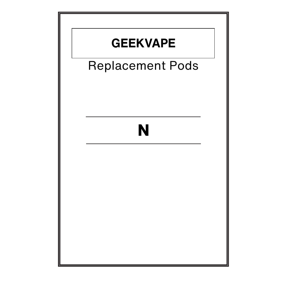 elfbar nachfüll pod läuft aus N series Cartridges Geek Vape, replacement cartridges for the Aegis Nano Pod|  Le Petit Vapoteur