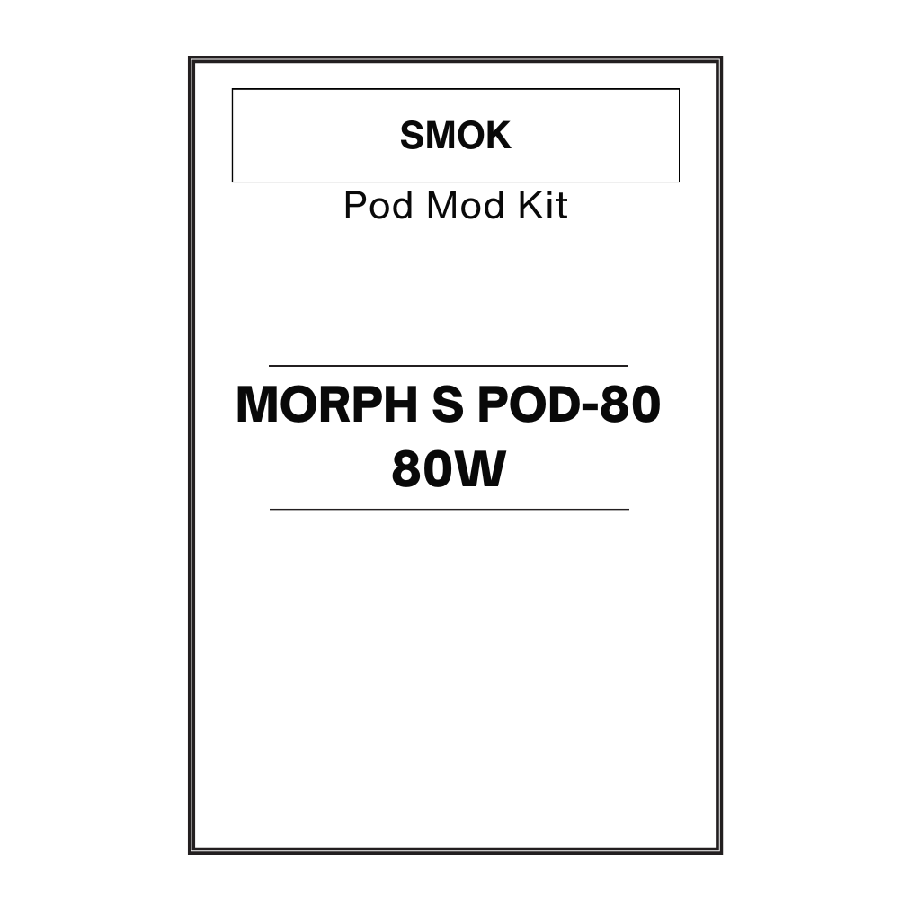 SMOK MORPH S POD-80 80W Pod Kit SMOK MORPH S POD-80 80W Pod Kit