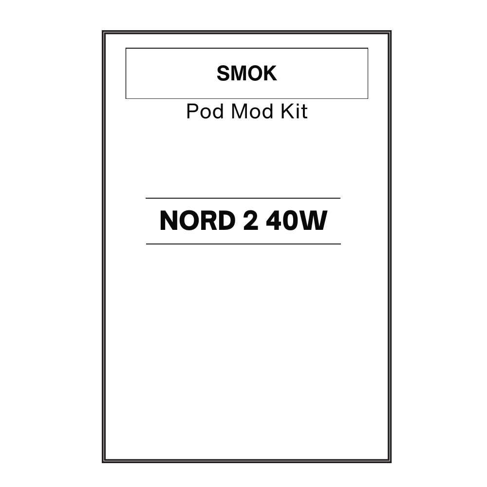 SMOK Nord 2 40W Pod Kit SMOK Nord 2 40W Pod Kit