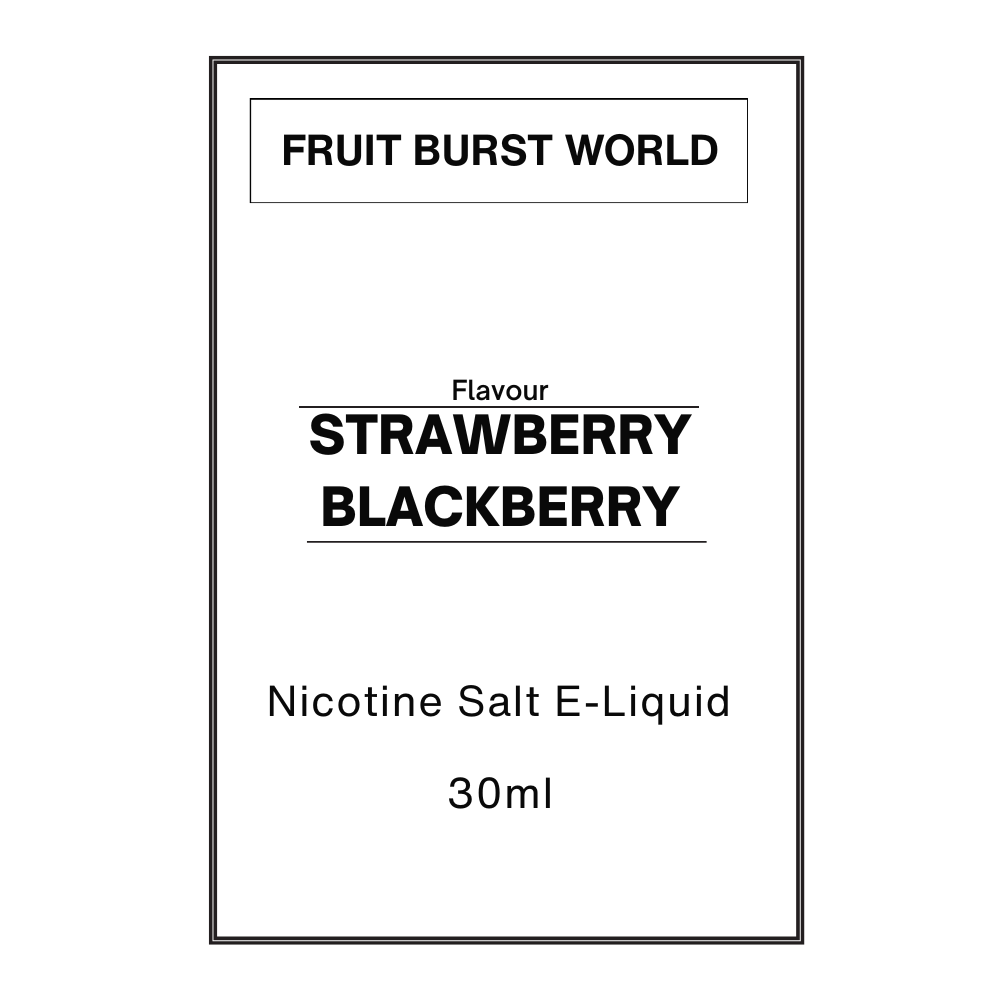 Ice Ed.] Strawberry Blackberry - Nicotine Salt E-liquid