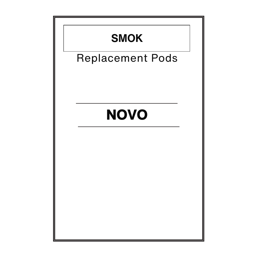SMOK Novo Replacement Pod SMOK Novo Replacement Pod