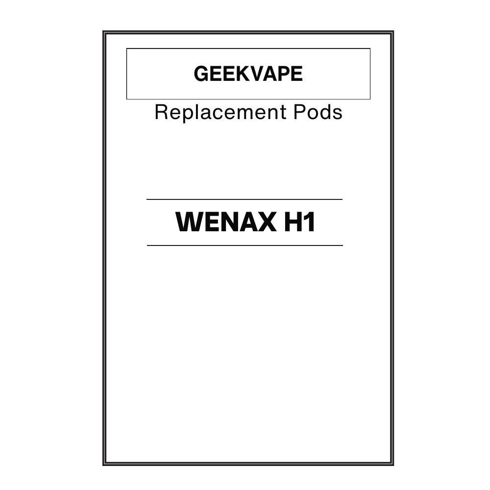 Geekvape Wenax H1 Replacement Pod Geekvape Wenax H1 Replacement Pod