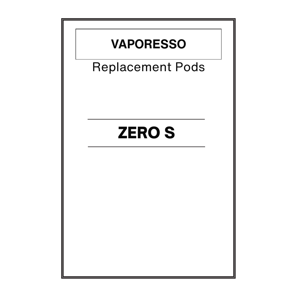 Vaporesso Zero S Replacement Pod Vaporesso Zero S Replacement Pod