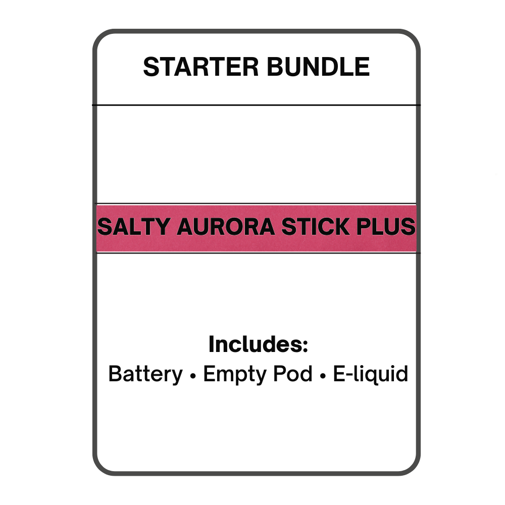 Salty Aurora Stick Plus Refillable | Starter Bundle