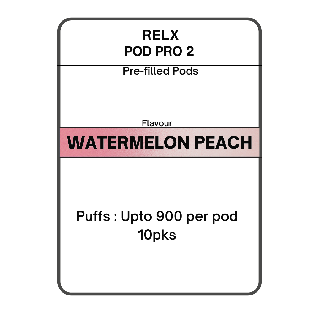 RELX Pod Pro 2 Pre-filled Pods 28.5mg/mL- 10pks
