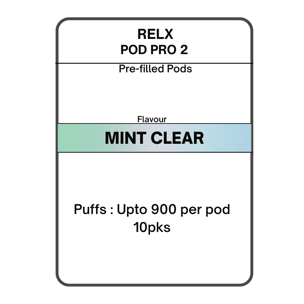 RELX Pod Pro 2 Pre-filled Pods 28.5mg/mL- 10pks