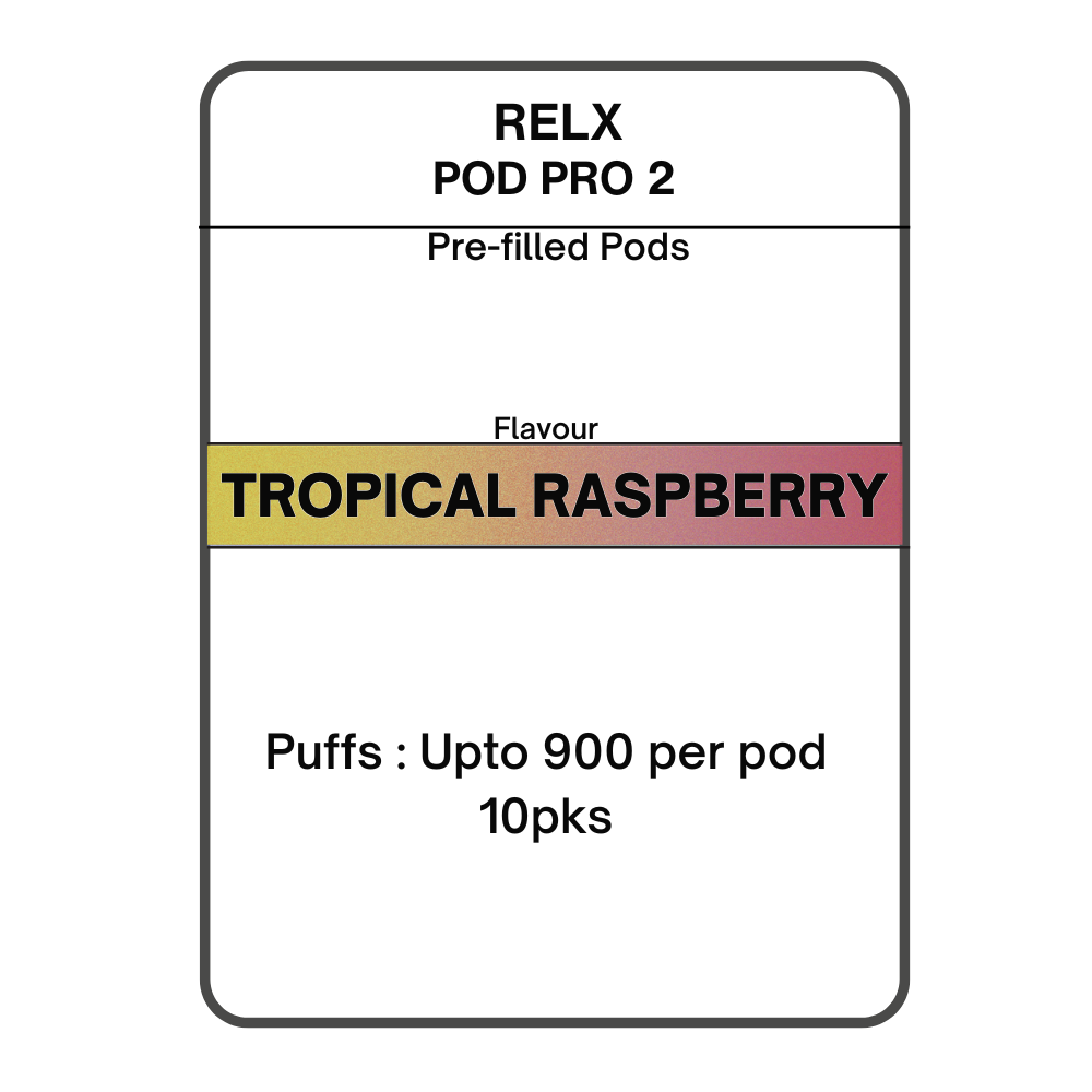 RELX Pod Pro 2 Pre-filled Pods 28.5mg/mL- 10pks
