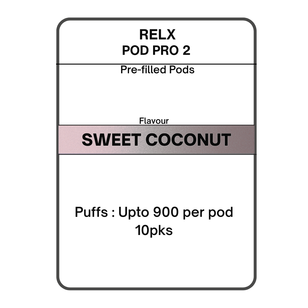 RELX Pod Pro 2 Pre-filled Pods 28.5mg/mL- 10pks