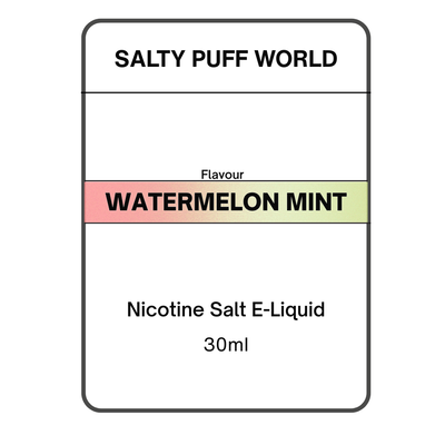 Watermelon Mint - Nicotine Salt E-Liquid