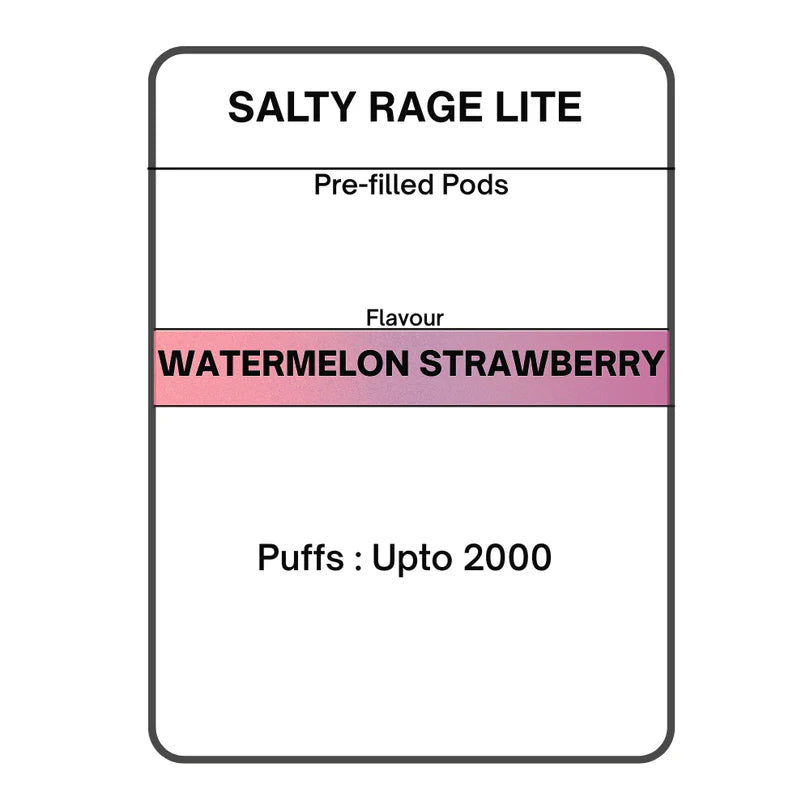 Salty RAGE LITE Pre-filled Pods 2x | 28.5mg/mL