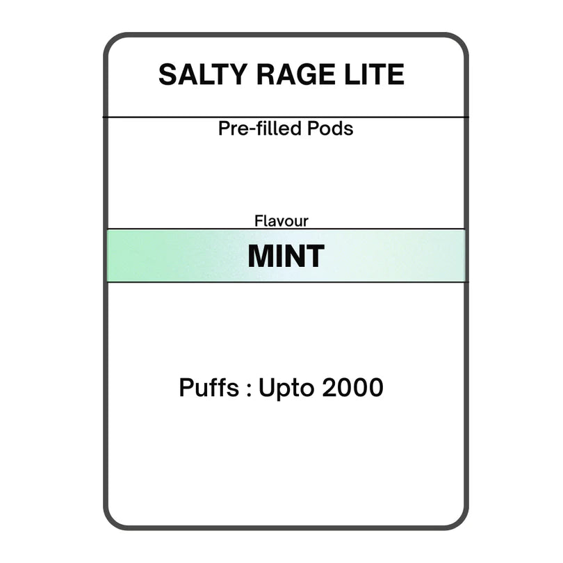 Salty RAGE LITE Pre-filled Pods 2x | 28.5mg/mL