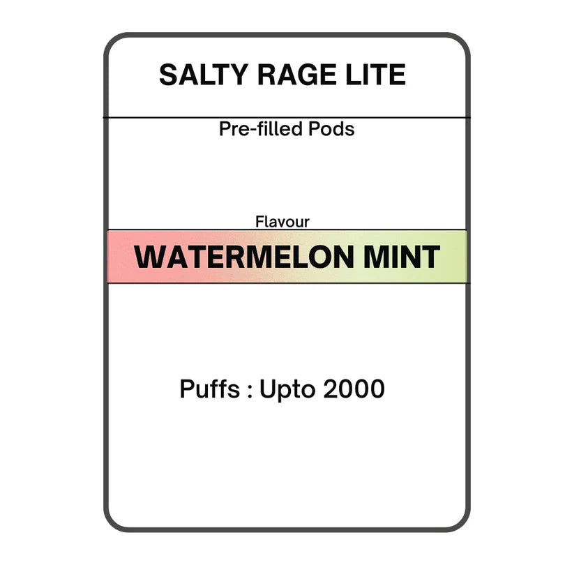 Salty RAGE LITE Pre-filled Pods 2x | 28.5mg/mL