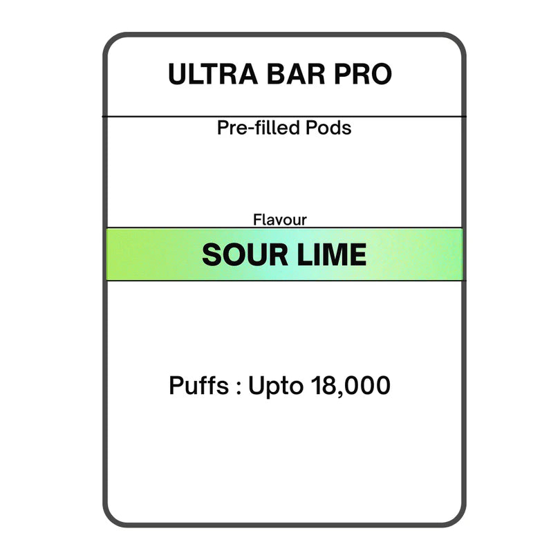 Ultra Bar PRO Pre-filled Pods 19.95mg/mL