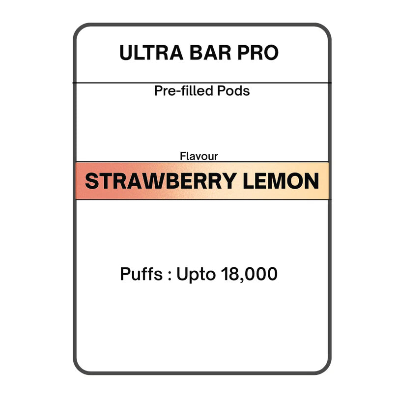 Ultra Bar PRO Pre-filled Pods 19.95mg/mL
