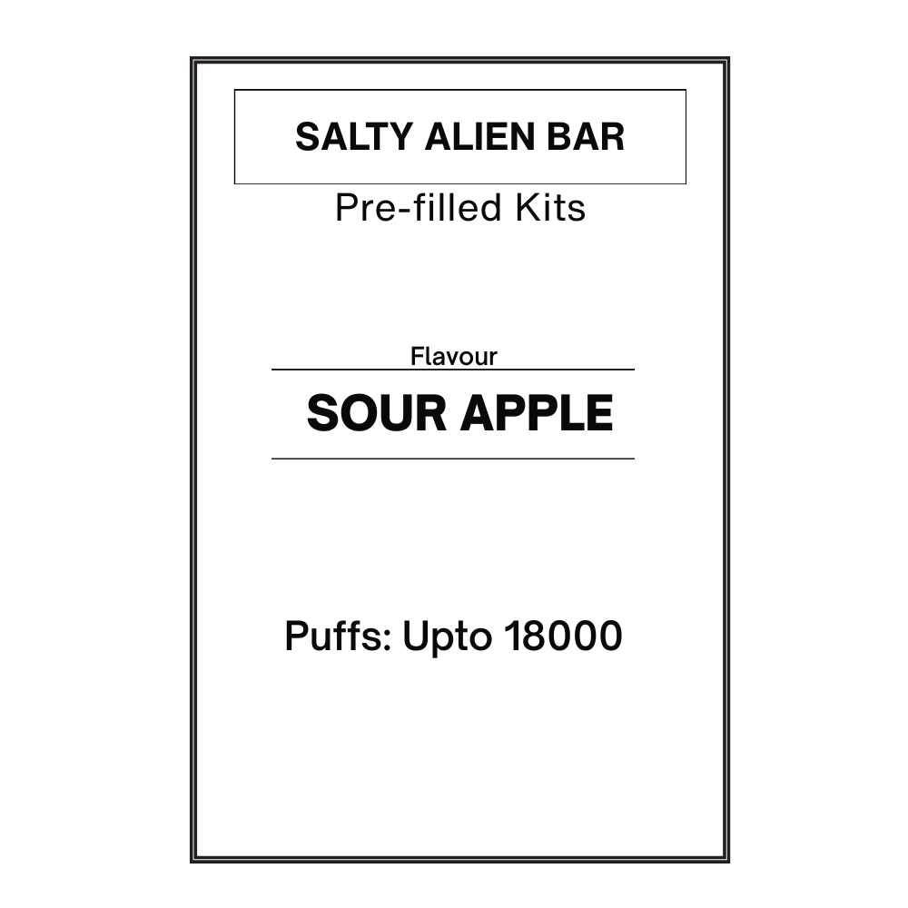 Salty ALIEN Bar Pre-filled Kit 28.5mg/mL