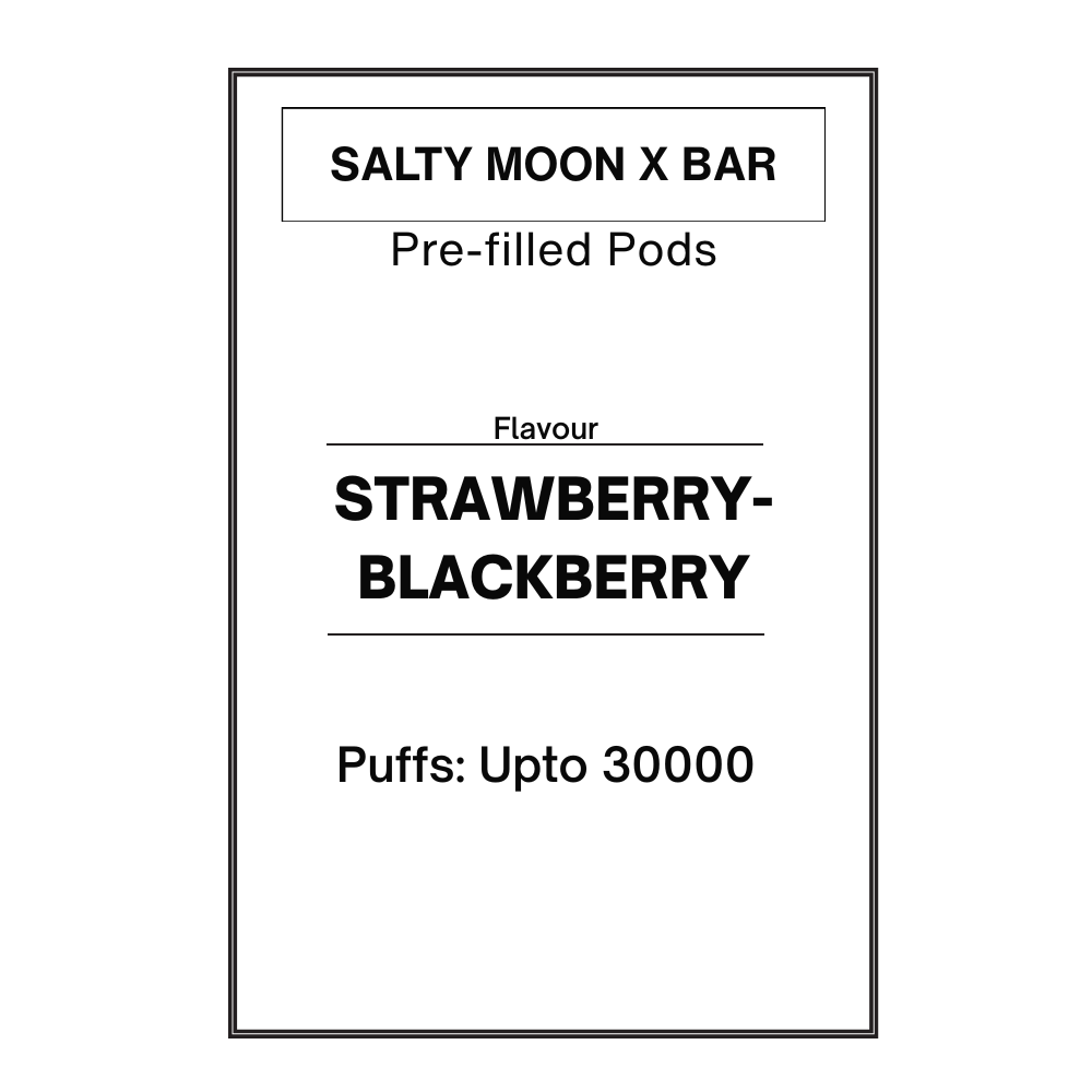 Salty Moon X Bar Pre-filled Pods 28.5mg/mL