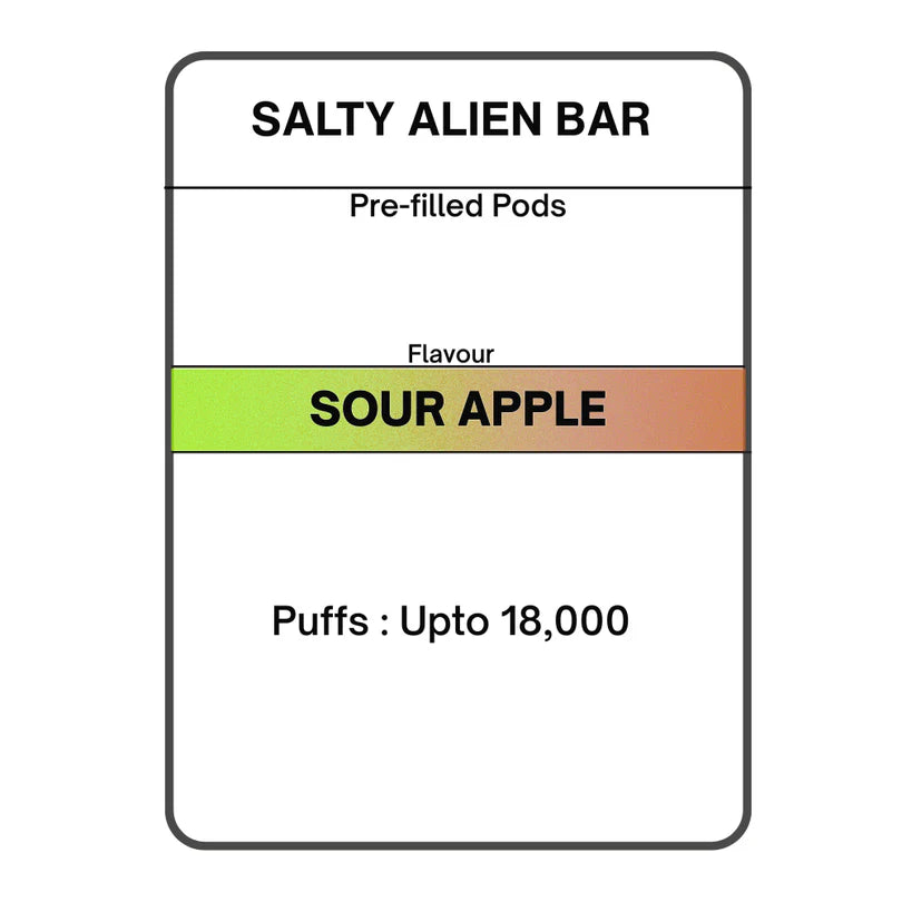 Salty ALIEN Bar Pre-filled Pods 28.5mg/mL