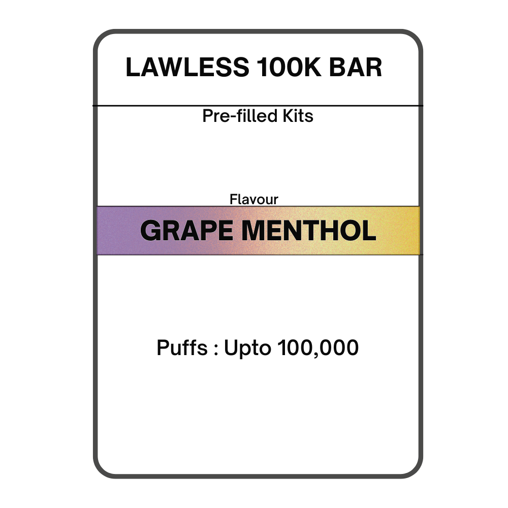 Lawless 100K Bar Pre-filled Kit 28.5mg/mL