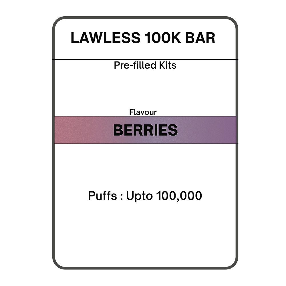 Lawless 100K Bar Pre-filled Kit 28.5mg/mL