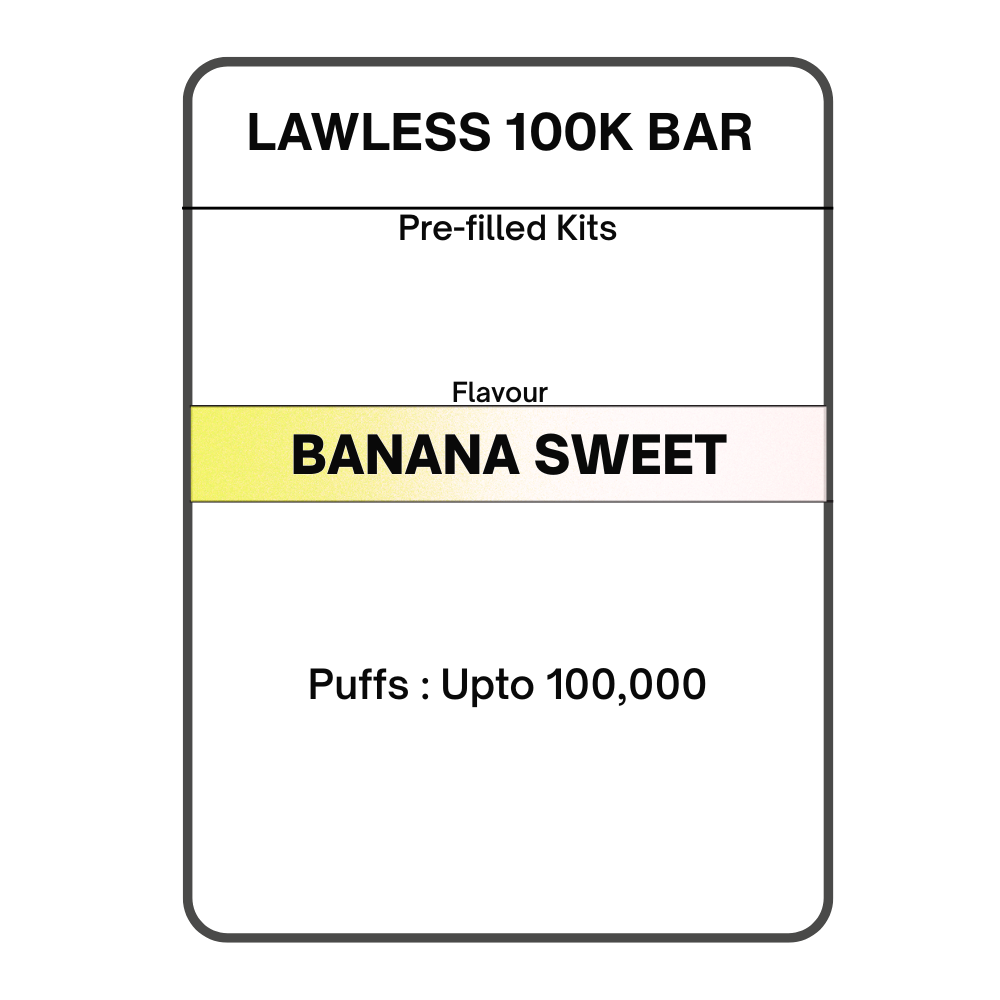 Lawless 100K Bar Pre-filled Kit 28.5mg/mL