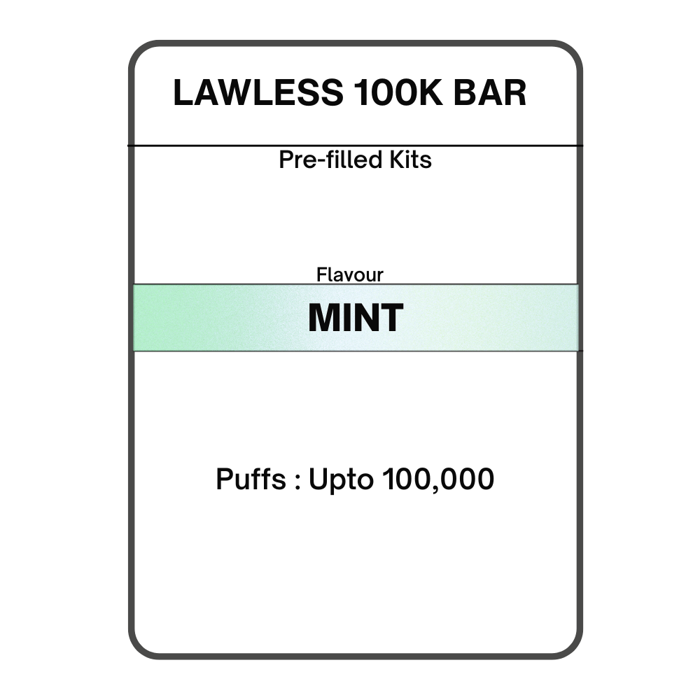 Lawless 100K Bar Pre-filled Kit 28.5mg/mL