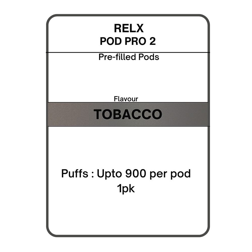 RELX Pod Pro 2 Pre-filled Pods 28.5mg/mL - 1pk