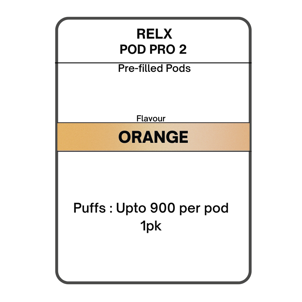 RELX Pod Pro 2 Pre-filled Pods 28.5mg/mL - 1pk