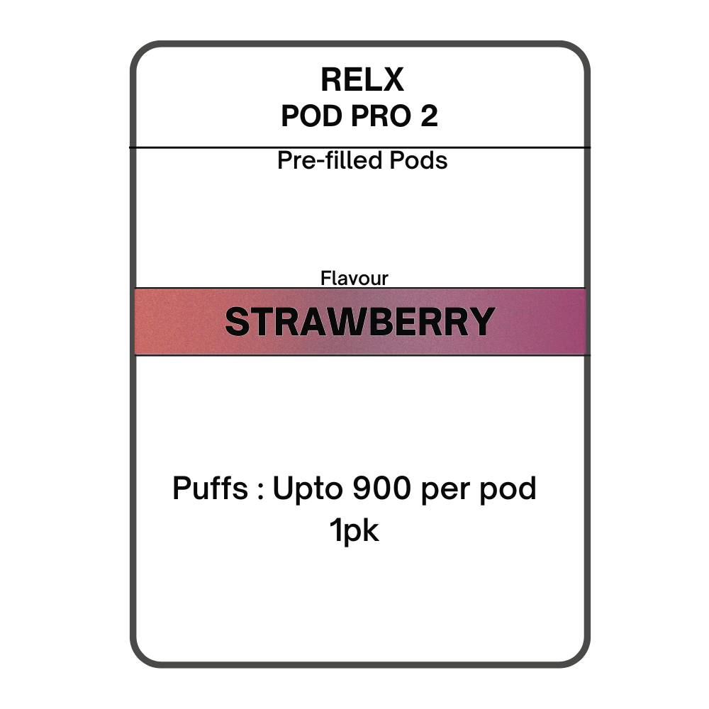 RELX Pod Pro 2 Pre-filled Pods 28.5mg/mL - 1pk