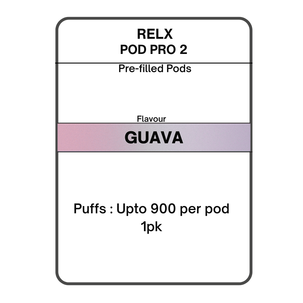 RELX Pod Pro 2 Pre-filled Pods 28.5mg/mL - 1pk