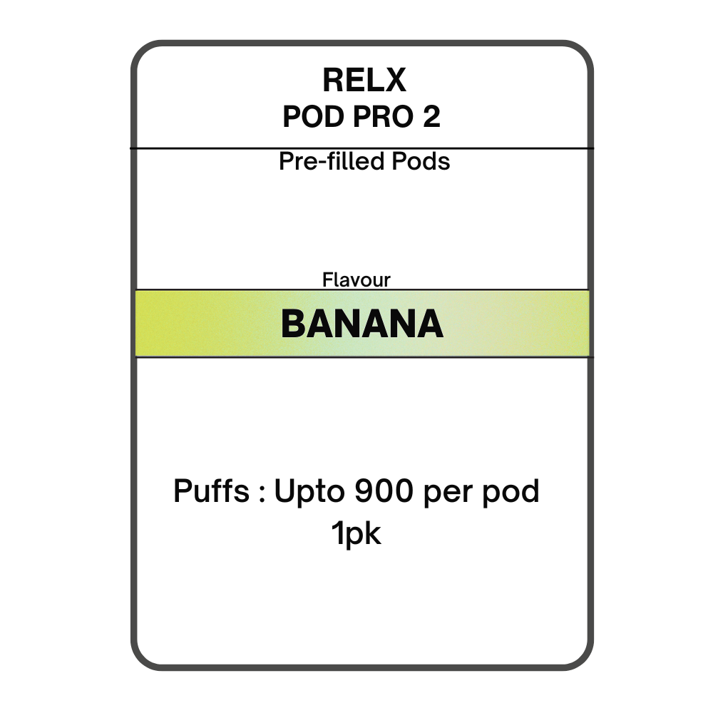 RELX Pod Pro 2 Pre-filled Pods 28.5mg/mL - 1pk