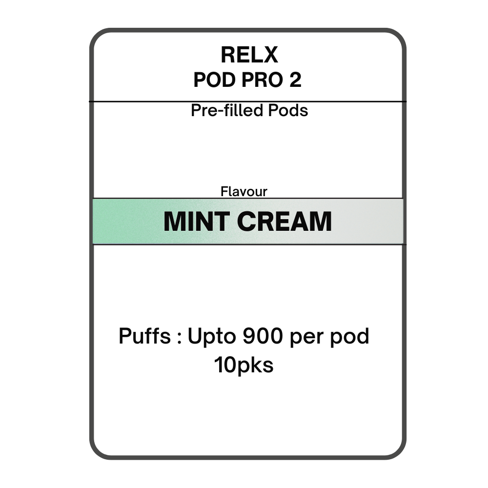 RELX Pod Pro 2 Pre-filled Pods 28.5mg/mL- 10pks