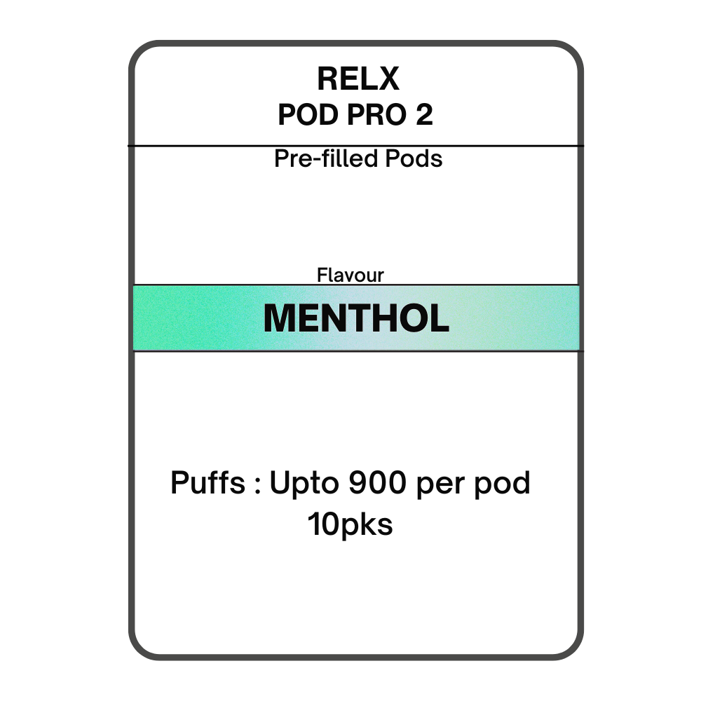 RELX Pod Pro 2 Pre-filled Pods 28.5mg/mL- 10pks