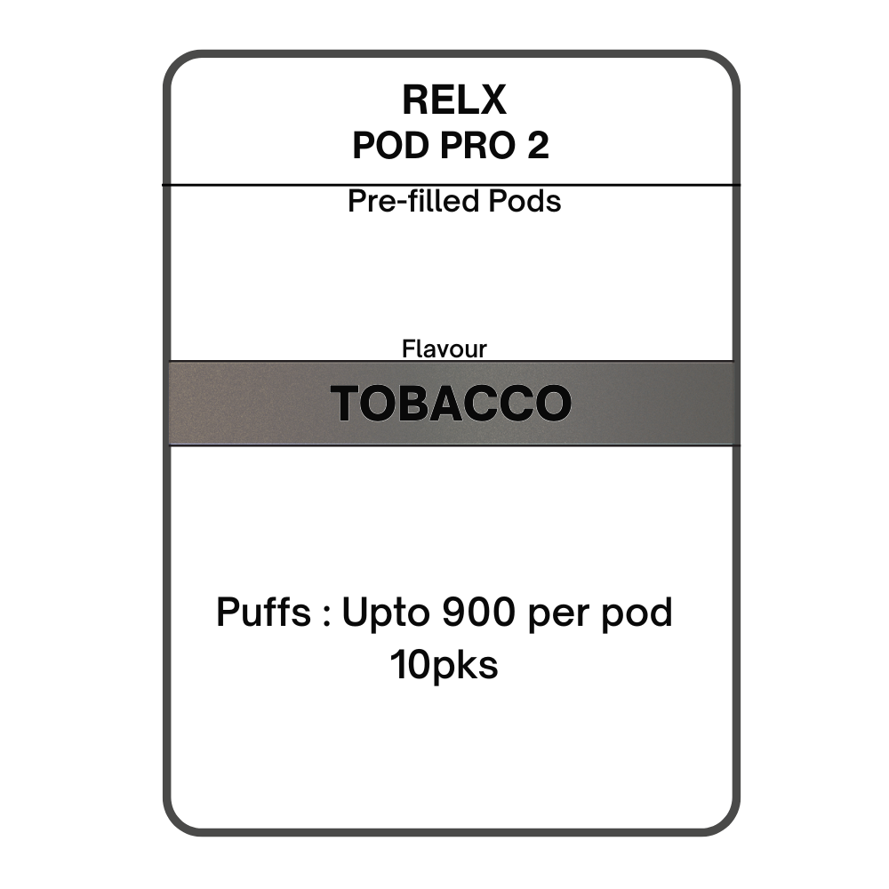 RELX Pod Pro 2 Pre-filled Pods 28.5mg/mL- 10pks