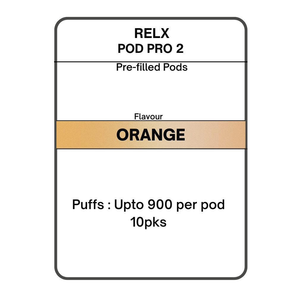 RELX Pod Pro 2 Pre-filled Pods 28.5mg/mL- 10pks