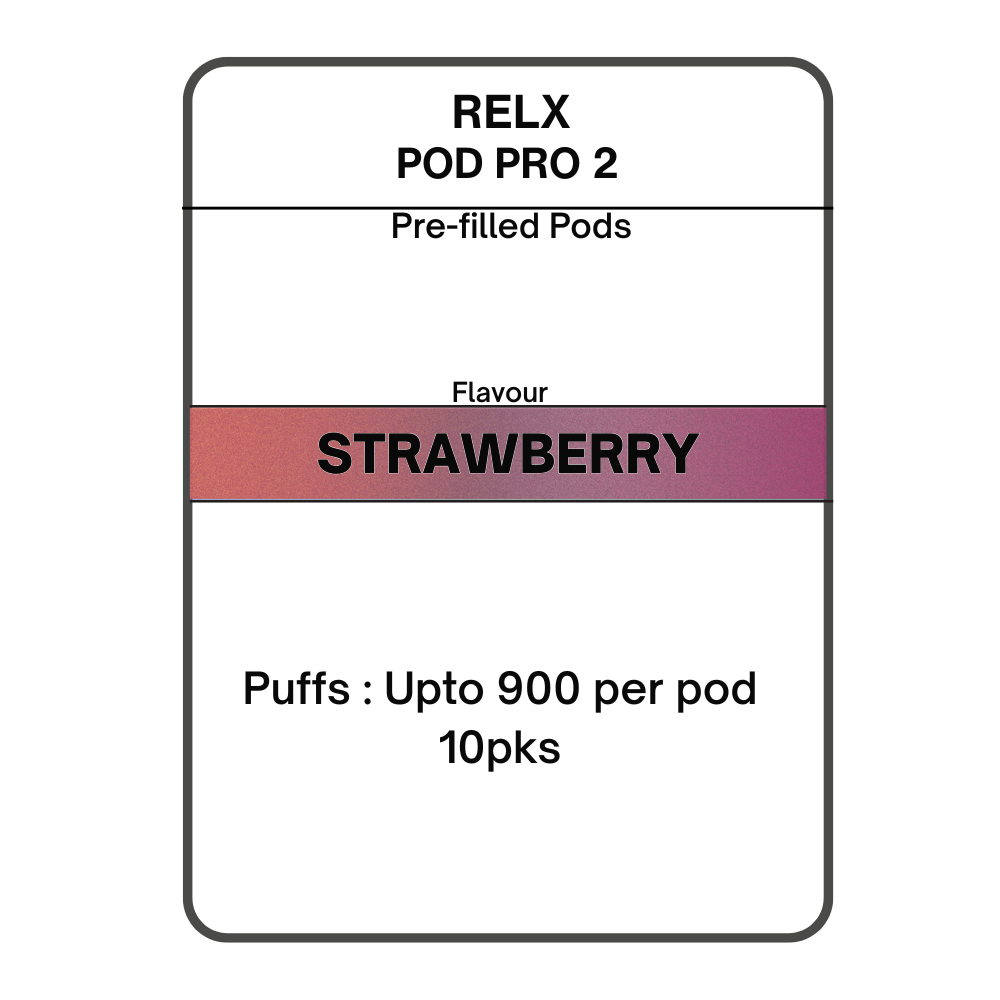 RELX Pod Pro 2 Pre-filled Pods 28.5mg/mL- 10pks