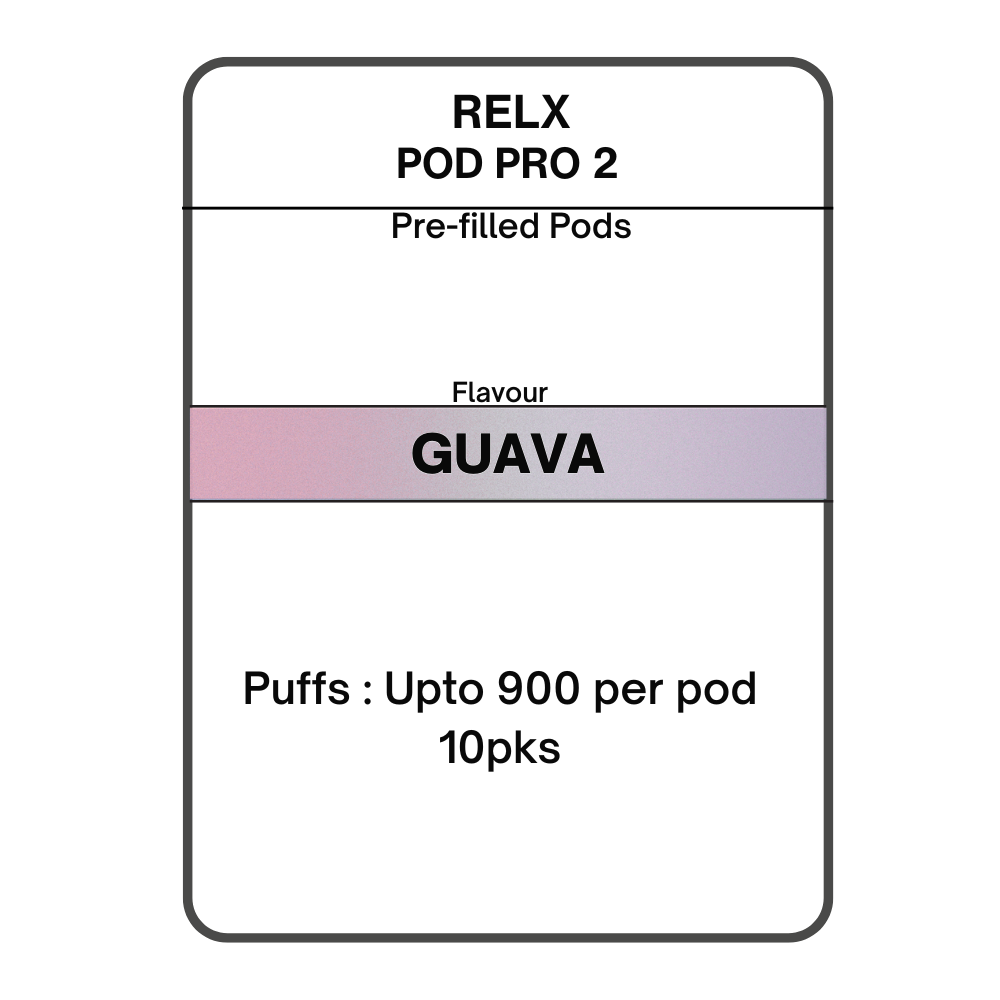 RELX Pod Pro 2 Pre-filled Pods 28.5mg/mL- 10pks