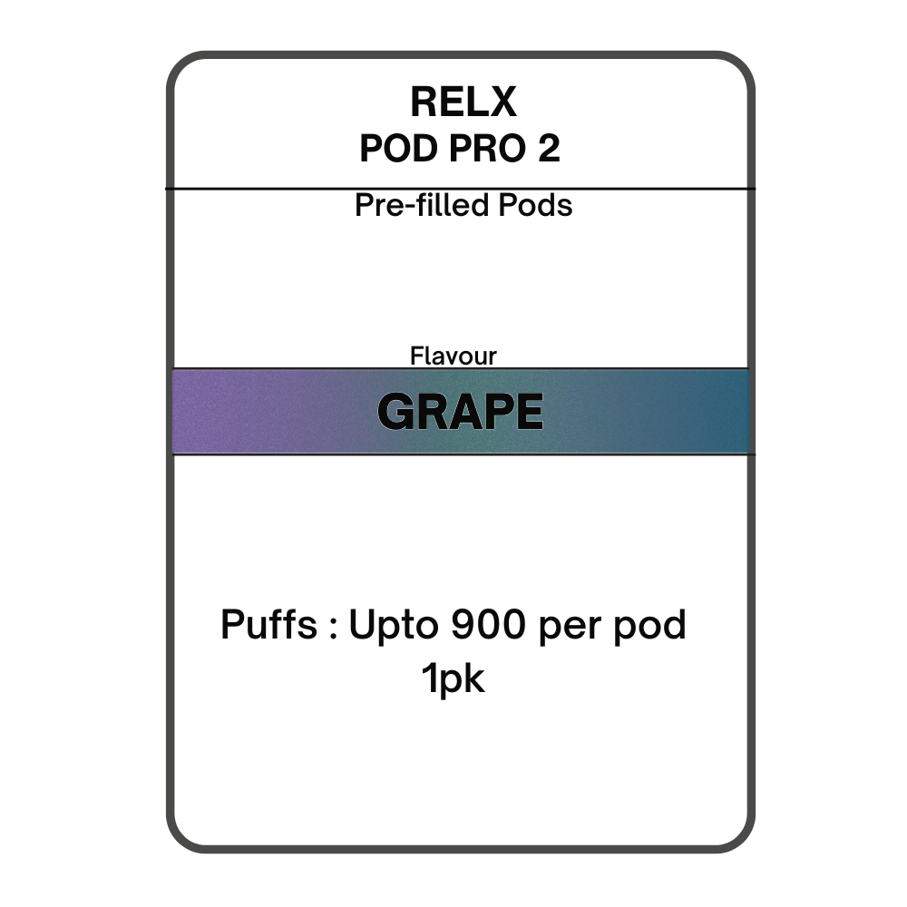 RELX Pod Pro 2 Pre-filled Pods 28.5mg/mL - 1pk