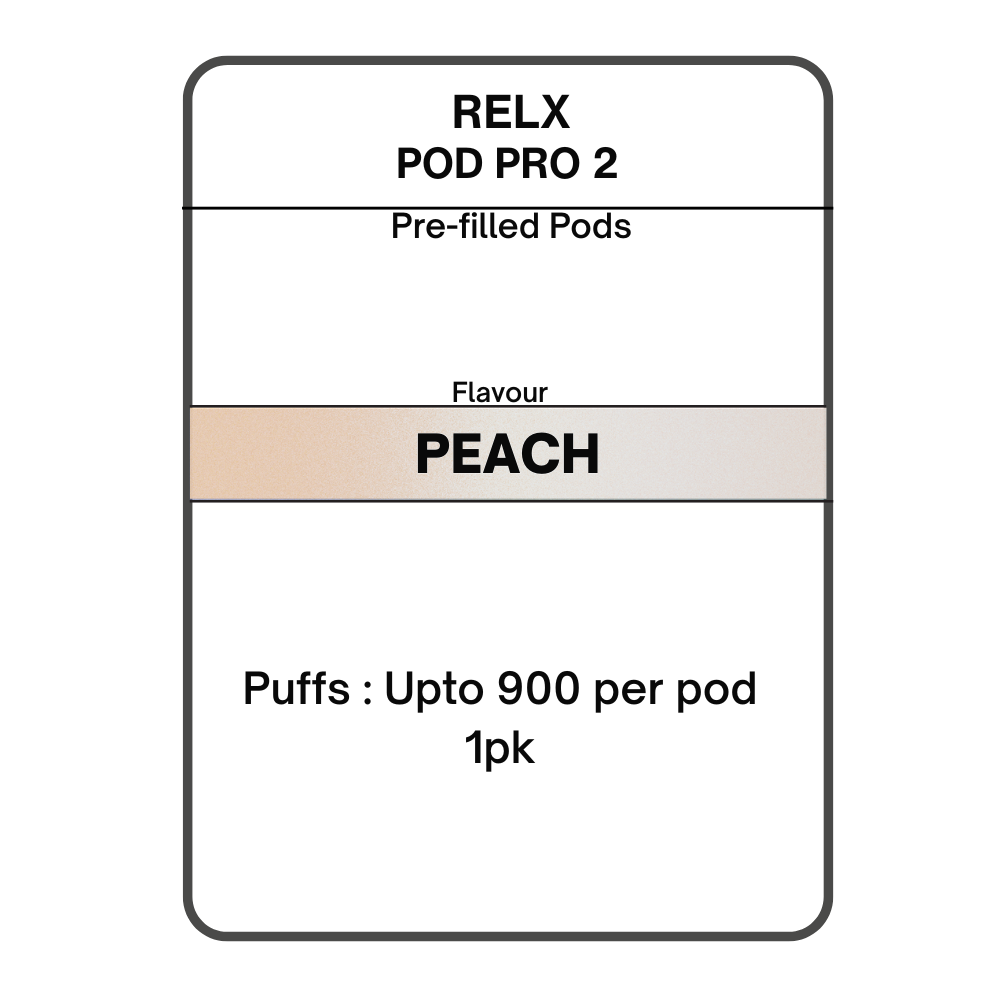 RELX Pod Pro 2 Pre-filled Pods 28.5mg/mL - 1pk