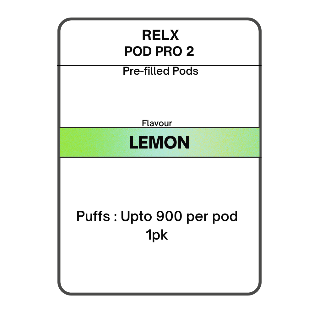 RELX Pod Pro 2 Pre-filled Pods 28.5mg/mL - 1pk